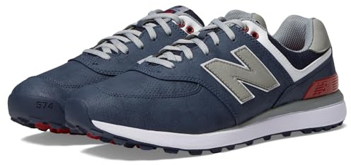 New Balance Men's 574 Greens V2 Golf Shoe, Bleu Marine, 44 EU