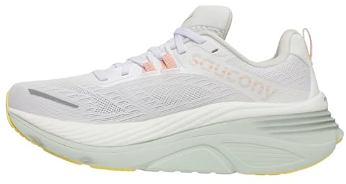 Saucony Women's Hurricane 24 Sneaker, White/Foam, 8