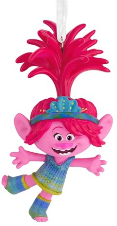 Hallmark Poppy hängande julprydnad, trolls, hartsträd dekoration
