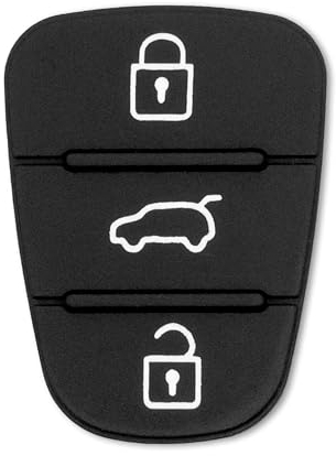 Lage Pulsanti in Silicone per Chiave compatibile con KIA Cee'd K2 K5 Lotze Magentis Optima Picanto Rio Sportage Venga e Hyundai i20 i30 ix20 ix35 Verna - Ricambio, Pad, Gommino, Tasti