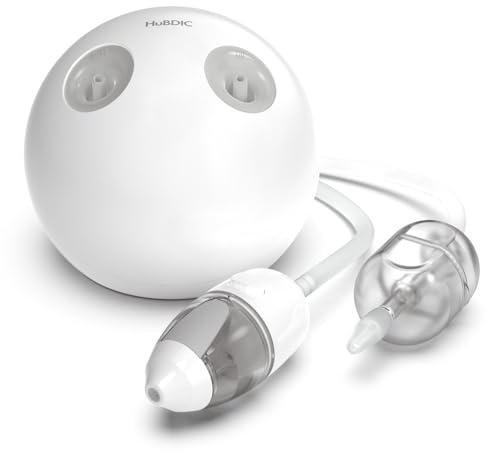 HuBDIC Baby Nasal Aspirator, Nasal Aspirator mit Nebelspray und Saugfunktion für Neugeborene, Kleinkinder, Babys, Kinder und Erwachsene (Grau)