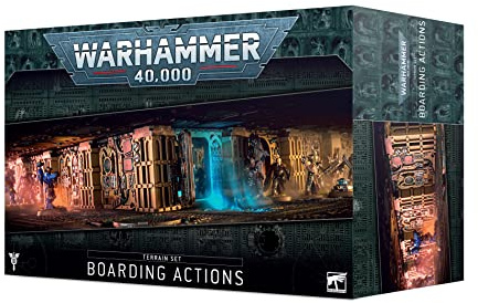 Games Workshop - Warhammer 40,000 - Boarding Actions Terrain Set, Black