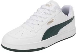 PUMA Unisex Caven 2.0 Sneaker, White-Dark Myrtle Gold, 42.5 EU
