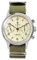 Seestern 1963 Heritage Chronograph Mechanisch Pilot Stahl Gelb Grün Herrenuhr, Armband