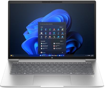 HP ProBook 4 G1i Notebook AI - 177°-Scharnierdesign - Intel Core Ultra 7 255H / 2 GHz - Win 11 Pro - GF RTX 3050-32 GB RAM - 1 TB SSD NVMe - 35.6 cm (14) IPS 1920 x 1200 - Wi-Fi 7, Bluetooth