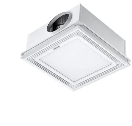 cfycfy987 Ventilation Fan Bathroom Lighting Exhaust Fan Powerful Mute Ceiling Integrated Ceiling Bathroom 30 x 30cm Ceiling Ventilation Fan Bathroom Fan Extractor