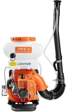 Pulverizador de motor de gasolina de 2 tiempos con depósito de agua de 14 L, 2,13 kW, pulverizador de motor de arranque por cable, pulverizador de espalda, pulverizador a presión Garden Plant Sprayer