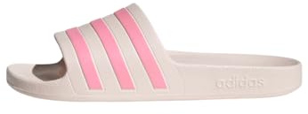 adidas Women's Adilette Aqua Slides Wonder Quartz/Beam Pink/Wonder Quartz 8 UK 42 EU