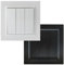 Blendend Interruptor Simple Triple Color Negro-Control de luz, diseño Moderno, fácil instalación Ideal para hogares y oficinas, Blanco
