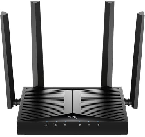 Cudy BE3600 WiFi 7 Router De Doble Banda, 2,5 Gbps WAN Puerto, MU-MIMO, OFDMA, Conectividad Multigig, Cudy App and Mesh Compatible, VPN, WR3600H