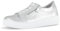 Gabor Damen Low-Top Sneaker, Frauen Halbschuhe,schnürschuhe,schnürer,straßenschuhe,Strassenschuhe,Sportschuhe,Silber,42.5 EU / 8.5 UK