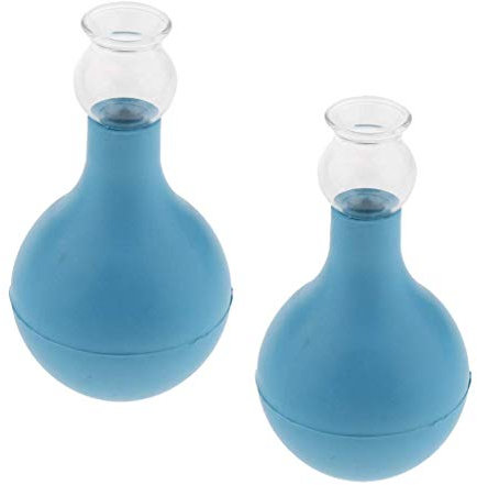 Tubayia - Set di 5 coppette in vetro per massaggio