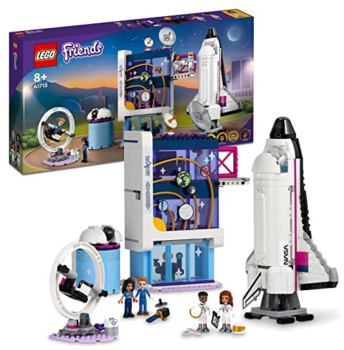 LEGO 41713 Friends Olivia’s Space Academy Shuttle Rocket Educational Toy, Gifts for 8 Plus Year Old girls & Boys with Astronaut Mini-Dolls
