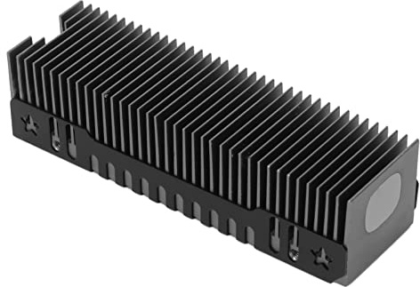 M.2 2280 SSD Heatsink, 38 Cooling Fins Powerful SSD Heat Sink with Thermal Pad, Mg Aluminium Alloy M.2 SSD Cooler for PS5, PC PCIE NVME M2 SSD