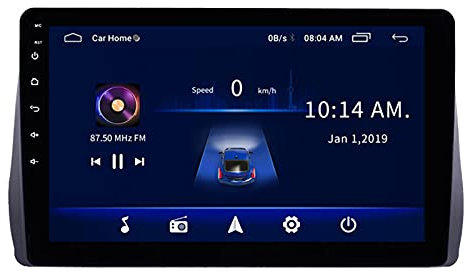 MLXABH Reproductor Multimedia con Sistema de navegación por satélite Inteligente para automóvil de 10 Pulgadas, Reproductor de Video y Radio DVD para automóvil Android 10.0 para Toyota Wish 2009-