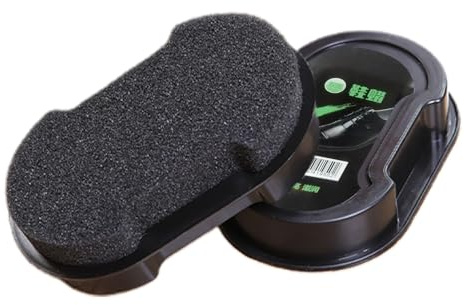 Leder Schuhcreme - Braun Schuhcreme | Stiefelpolitur | Schuhcreme Braun | Stiefelpolitur mit doppelseitigem Schwammdesign | 30 ml sanfte multifunktionale Lederpolitur | Stiefelglanz für Damen und