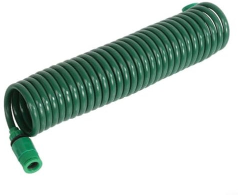 Tubo flessibile telescopico ad alta pressione, Tubo da giardino per idropulitrice, Tubo da giardino espandibile a molla verde per irrigazione pulizia esterna