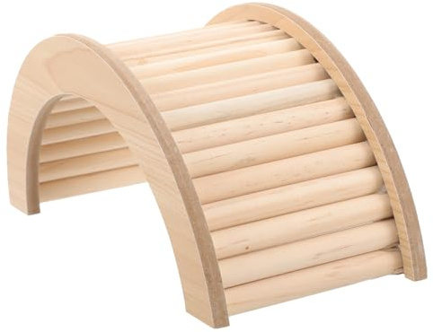 Abaodam Puente De Madera para Hámsters y Pequeños Roedores Resistente Seguro y Fácil De Limpiar con Superficie Suave para Escalar y Jugar para Conejillos De Indias y Chinchillas Jaulas