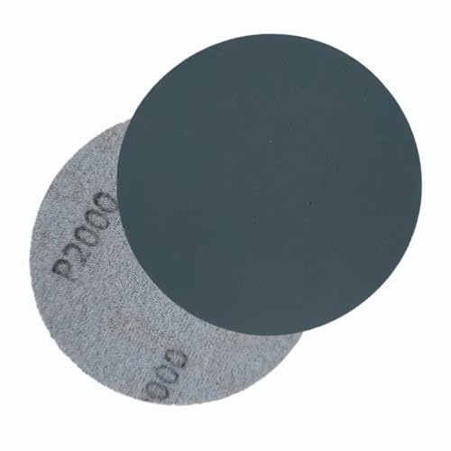 HOTCKB 60 Pieza Lijas para Lijadora Húmedo Seco Discos Abrasivos 75mm P2000