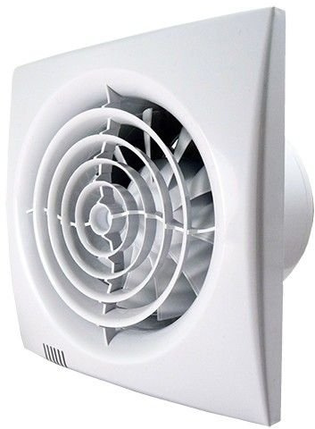 dalap Extraleiser Badlüfter mit Nachlauf, Rückschlagklappe, Kugellager & Hygrostat 125 NOMIA ZW