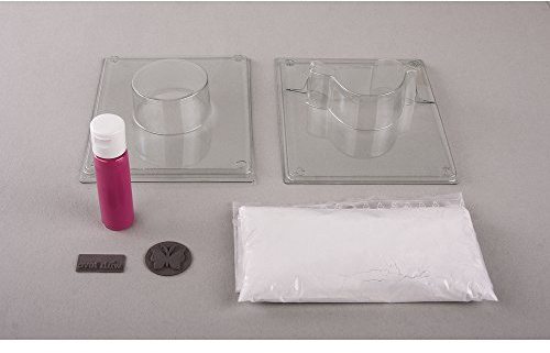 Rayher DIY-Bastelpackung Raysin-Anhänger Motiv Vogel und Scheibe, 6 Deko-Hänger selbst gießen, mit Gießpulver, Gießformen, Farbpigmenten, Labels, 34416000