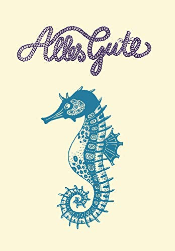 Postkarte Grusskarte Alles Gute Seepferdchen