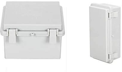 Elektrisk kopplingsdosa IP65-kontakt extern plastfodral kapsling ström vattentät kabelanslutning elektrisk kapslingsfodral (1 st - 200 x 100 x 70 mm)