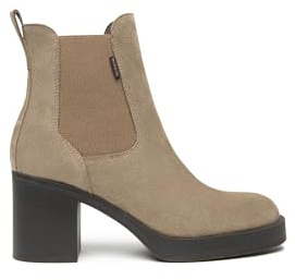 Nero Giardini I513890D Stivaletti Chelsea Donna in Suede - Argilla 36 EU