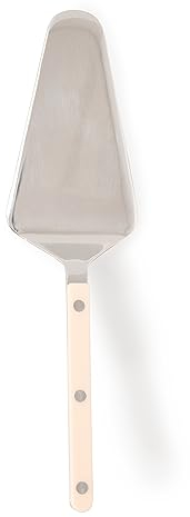 Sabre Paris | Pelle à Tarte Bistrot Couleur Ivoire. Couvert en Acier Inoxydable. Idéale pour Servir Toutes Vos pâtisseries, tartes sucrées ou salées.
