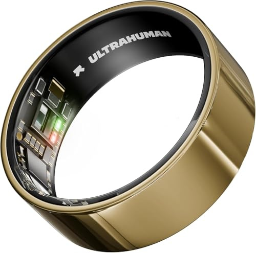 ULTRAHUMAN Ring Air: Rastreador de sueño y Actividad física, Anillo Inteligente para Mujeres y Hombres, Sin Tarifa de aplicación para Funciones estándar, 6, Titanio