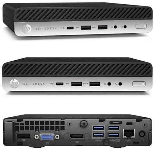 HP 18cm Silent Mini-PC Business Office Multimedia Computer mit 3 Jahren Garantie! | Intel Pentium 4400T 2x2.90GHz| 16GB DDR4 | 512GB SSD | USB3 | Windows 11 Prof. 64-Bit - 7408