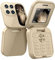 Mini Flip Mobile Phone, 2024 New Foldable Cell Phone with FM Radio Magic Voice Blacklist Speed Dial Vibration, 2 SIM Card Small Display Cell Phone Gift for Father's Day Mother's Day