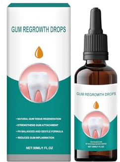 Gocce per la Crescita delle Gengive,Gel per la Rigenerazione delle Gengive,Riparazione Ricrescita delles Gengives,Gocce Dentizen,Protezione Cura dei Denti 30ml