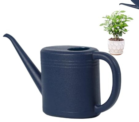 Regadera | Regadera portátil de 1 litro, boquilla larga pequeña regadera - para terraza y jardín en exteriores para horticultura en balcón casa interior y para