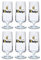 Bitburger Glas Gläser-Set - 6x Biergläser/Kelch/Tulpen 0,2L geeicht