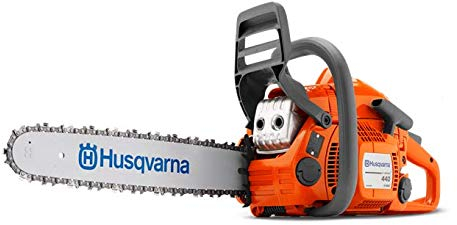 Motorsäge Husqvarna 440e II Für Teilzeitnutzer, die eine Säge wollen, die besonders leicht zu starten und zubedienen ist. 40,9 cm³, 1,8 kW Schienenlänge: 33-45 cm