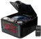 JWCN CD Player FM/AM Digital Radio Alarm Clock, LCD Usb Music Alarm Clock Dual Speaker Tuning CD Music Player Machine Adjustable Brightness,Black,Uptodate