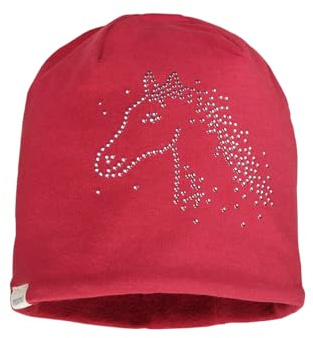 maximo Sparkling Horse Barnmössa Barn - vintermössa med foder Vinter höst-vinter - 47-49 cm rosa