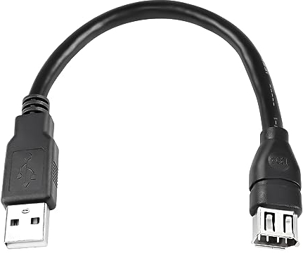 MEIRIYFA Firewire 1394 Câble Adaptateur 6 Broches vers USB, Firewire IEEE 1394 6 Broches Femelle vers USB 2.0 Type A mâle câble convertisseur de données pour imprimante, Appareil Photo numérique