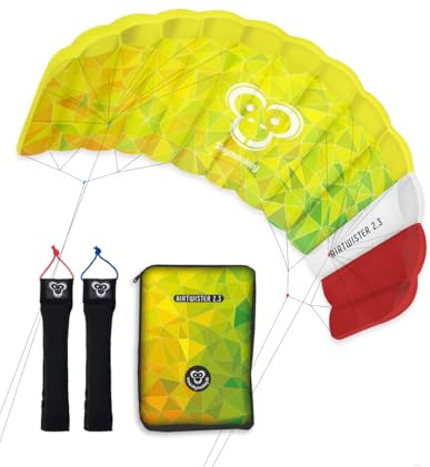 Skymonkey Airtwister 2.3 Aquilone con Cavi di Volo Ready 2 Fly, Adatto ai Principianti