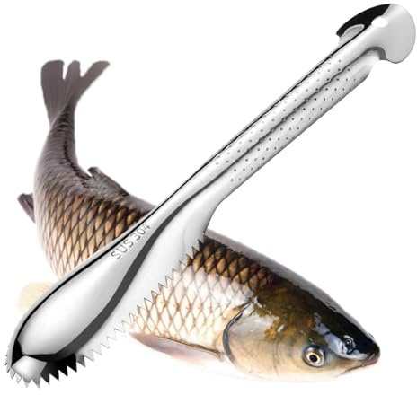 Fischentschupper | Edelstahl Entschupper Für Fisch | Fischschupper Bürste Für Küche | Edelstahl Sägezahn Leicht Entfernen Fischschuppen | Küche Fisch Reinigungswerkzeug