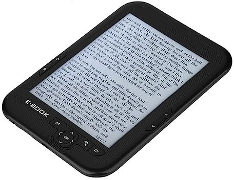 E BOOK Reader 6 Inch E Ink Reader 16GB Ereader 600 X 800 Resolution Display 300DPI 29 Language Support Lightweight for Reading Anytime and Anywhere (8G)