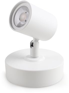 da LIGHT LED Deckenlampe 1-flammig, Schwenkbar Deckenstrahler, 3CCT Spotleuchte Warmweiß/Neutralweiß/Kaltweiß, Wandspot Mordern 230V Weiß für Wohnzimmer Schlafzimmer Küchen