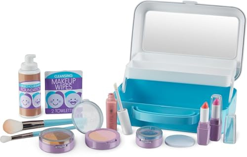 Melissa & Doug Set Per il Trucco - Trucchi Bambina, Make Up Giocattolo, Specchio, Pennelli, Cipria e Accessori, Gioco di Imitazione, Regalo per Bambine e Bambini 3+ Anni