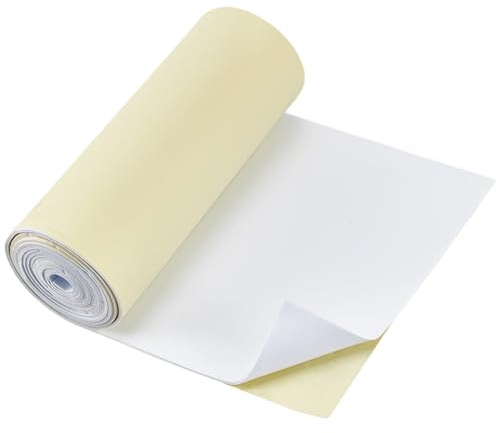 BENECREAT Rotolo di Schiuma EVA Autoadesiva Bianca Da 300x30cm, Rotolo di Schiuma Adesiva per La Protezione Dei Mobili, Riempimento Spazi Vuoti, Costumi, Lavori Artigianali Fai Da Te, 3mm di Spessore