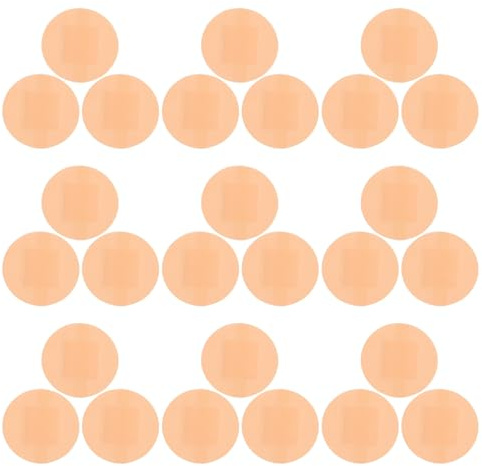 GOOHOCHY 300 Piezas Vendajes Adhesivos Impermeables y Transpirables Redondos de 22 MM, 300 Unidades (3 Cajas de 100), Vendajes de Tela para Dedos, Cara y Heridas Pequeñas, Uso Diario y