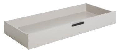 Composad | Cassetto Contenitore con Ruote per Letti della Linea Bravo, (LxAxP): 136,8x17,5x59,9 cm, Colore Grigio Cashmere Topmatt, Cassettone Salvaspazio Letto - Made In Italy
