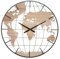 Atmosphera Monde Jay Uhr, Metall, Durchmesser 90 cm