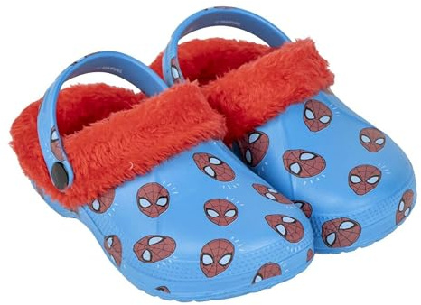 CERDÁ LIFE'S LITTLE MOMENTS Zapatillas de Casa Zueco Borreguillo Spiderman PantuflasUnisex niños