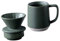 DIYEAH 1 Set Tazza di filtro del latte caffè filtri riutilizzabile portatile tazza filtro caffè manuale tazza di latte tazza del filtro domestico Stoviglie ceramica Verde